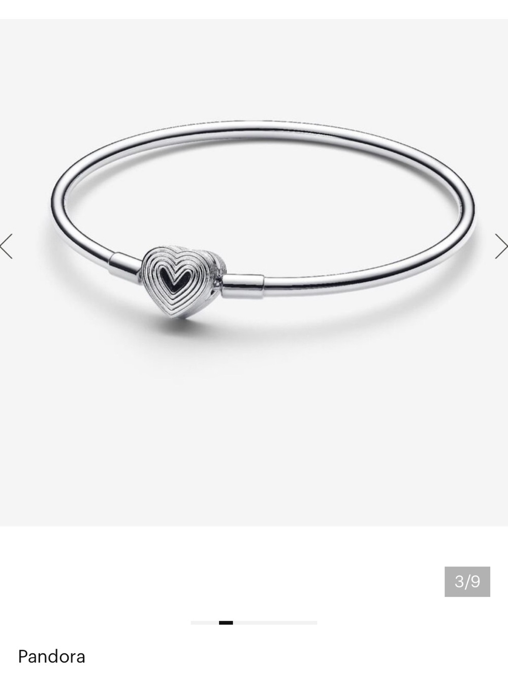 Pandora “Radiating Hearts” Bangle- NWT - Picture 6 of 9